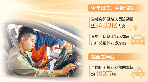 国庆中秋假期全国租车出行量同比增长18%，租车自驾游 消费新需求